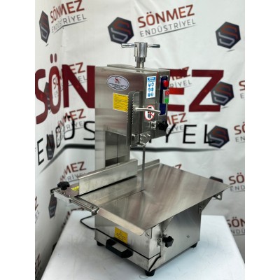 Sönmez Endüstriyel Lavion Komple 304 Krom Et Kemik Kesme Testeresi Makinesi 220/380