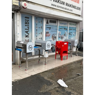 Sönmez Çift Kafa Sıcak Et Paylama Doğrama Makinesi