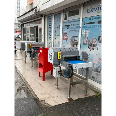 Sönmez Çift Kafa Sıcak Et Paylama Doğrama Makinesi